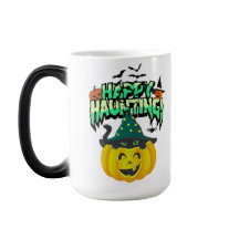 Cute Halloween design with pumpkin and a black cat