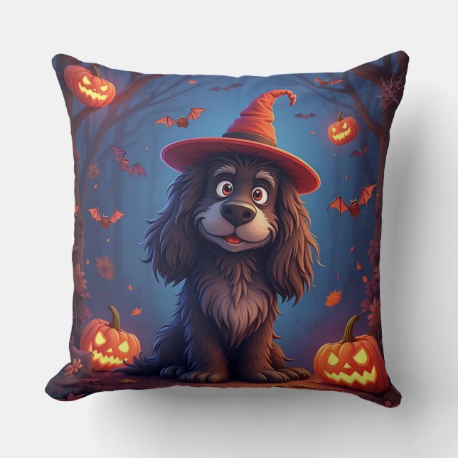 Cute Halloween dog Cushion (Front)