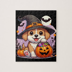 Cute Halloween dog/puppy Jigsaw Puzzle