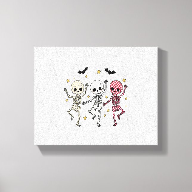 Cute Halloween Doll Owl Canvas Print (Front)