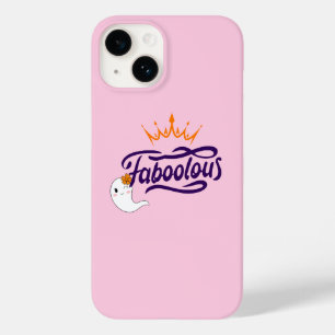 Cute Halloween, Faboolous, Cute Ghost, Preppy  Case-Mate iPhone 14 Case