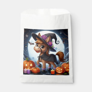 Cute Halloween/Fall horse, bat & pumpkins Favour Bags