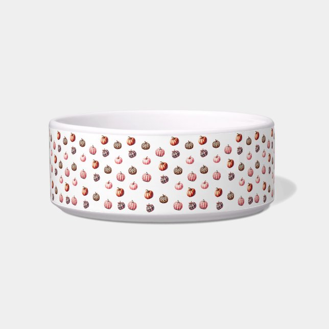 cute Halloween/Fall pumpkin pattern Bowl (Front)