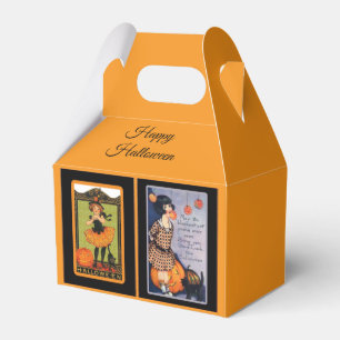 Cute Halloween Favour Box, Vintage Halloween Box