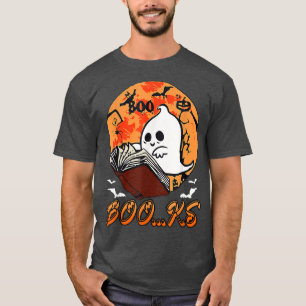 Cute Halloween Funny Ghost Book Reading Halloween T-Shirt