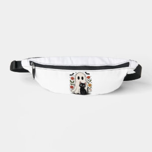 Cute Halloween Ghost and Cat Bum Bags