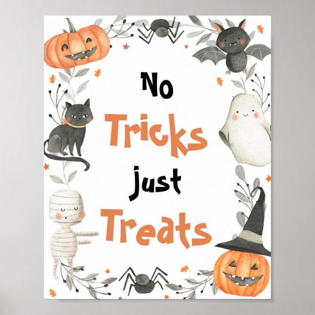 Cute Halloween Ghost Birthday Party Decorations (Front)