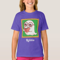 Cute Halloween Ghost Book Lover Reading Kids
