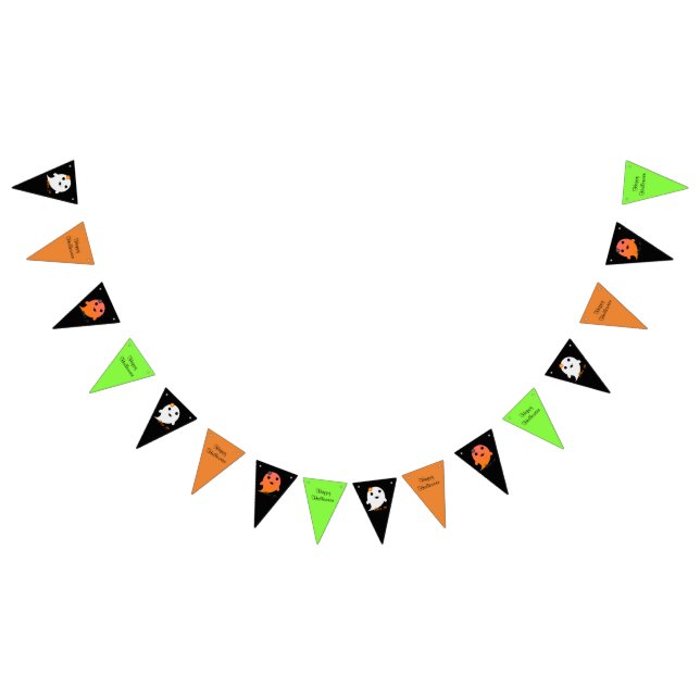 Cute Halloween Ghost Bunting (All)