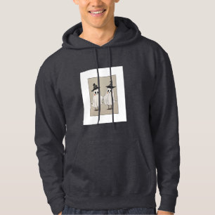 Cute Halloween Ghost Couple T-Shirt Vintage Hoodie