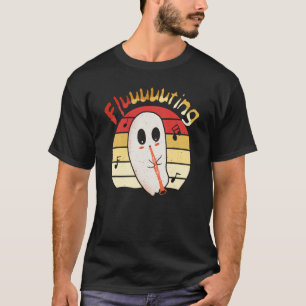 Cute & Halloween Ghost Flute & Fluting  4 T-Shirt