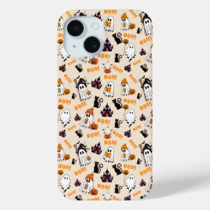 Cute Halloween Ghost iPhone 15 Case – Spooky Ghost