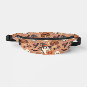 Cute Halloween Ghost Kawaii Style Bum Bags