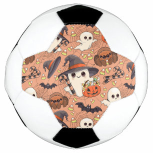Cute Halloween Ghost Kawaii Style Football