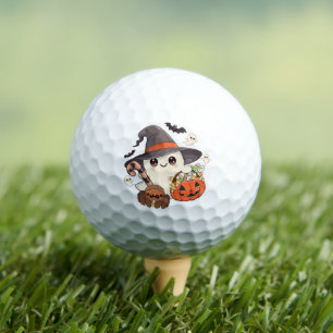 Cute Halloween Ghost Kawaii Style Golf Balls