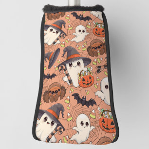 Cute Halloween Ghost Kawaii Style Golf Head Cover
