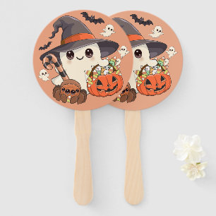 Cute Halloween Ghost Kawaii Style Hand Fan
