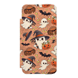 Cute Halloween Ghost Kawaii Style Incipio Watson™ iPhone 5 Wallet Case