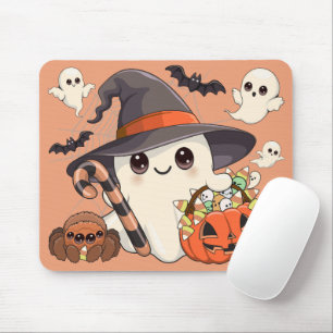 Cute Halloween Ghost Kawaii Style Mouse Mat