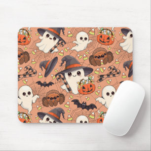Cute Halloween Ghost Kawaii Style Mouse Mat
