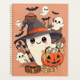 Cute Halloween Ghost Kawaii Style Planner