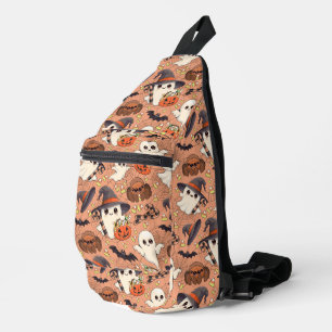 Cute Halloween Ghost Kawaii Style Sling Bag