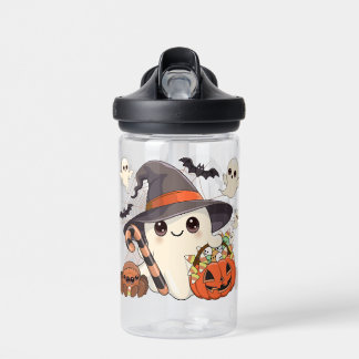 Cute Halloween Ghost Kawaii Style Water Bottle