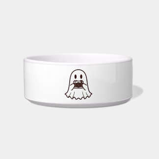 Cute Halloween Ghost Photographer Bowl