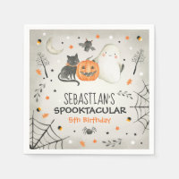 Cute Halloween Ghost Spooktacular Birthday Decor