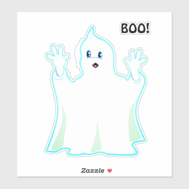 Cute Halloween Ghost Sticker (Sheet)