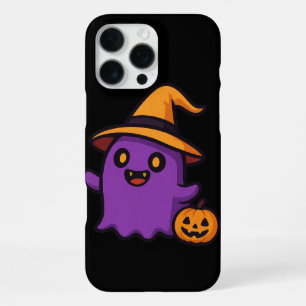 Cute Halloween Ghost Sticker iPhone 16 Pro Max Case