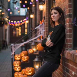 Cute Halloween Ghost Sweatshirt