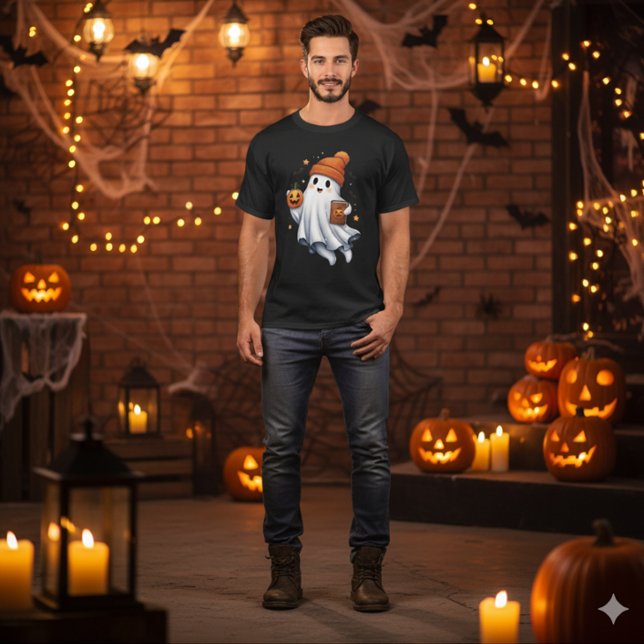 Cute Halloween Ghost T-Shirt (Creator Uploaded)