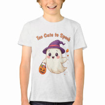 Cute Halloween Ghost T-Shirt for boys & girls