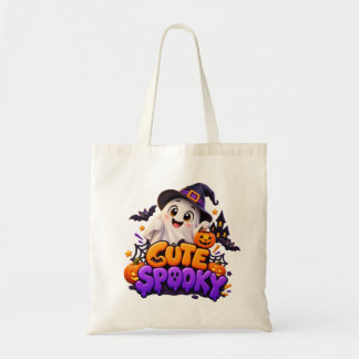 Cute Halloween Ghost T-Shirt - Kawaii Pastel Spook Tote Bag