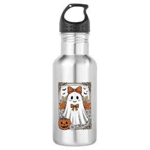 Cute Halloween Ghost Vintage Engraving Shirt Desig 532 Ml Water Bottle