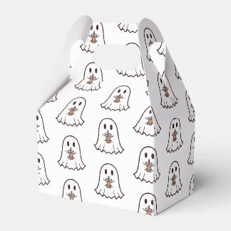 Cute Halloween Ghost With Boba Favour Box