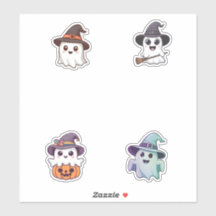 Cute Halloween Ghosts Pack Kawaii Spooky