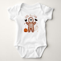 Cute Halloween Gingerbread Skeleton Little Boo