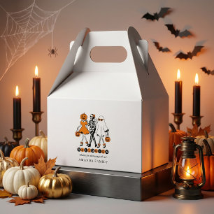 Cute Halloween Girls Skeleton Ghost Pumpkin Favour Box