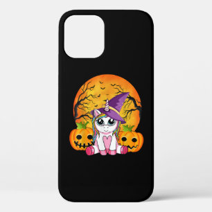 Cute Halloween Girls Witchy Unicorn Halloween iPhone 12 Pro Case
