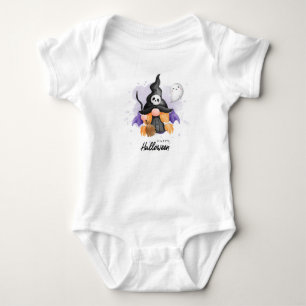 Cute Halloween Gnome Baby Bodysuit