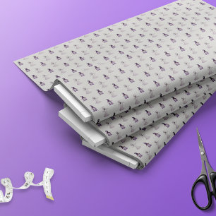 Cute Halloween Gnome Ghost Pattern Fabric