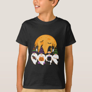 Cute Halloween Gnome Spooky Gardening Trick Or Tre T-Shirt