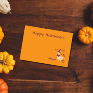 Cute Halloween Goose Post-it Notes