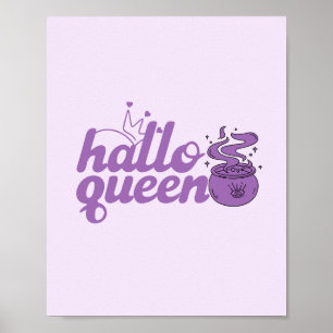 Cute Halloween, Halloween Queen, Halloqueen, Retro Poster
