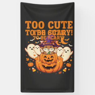 Cute Halloween Hamster Pumpkin Ghost Design_1 Banner