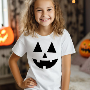 Cute Halloween Happy Jack-O-Lantern Face T-Shirt