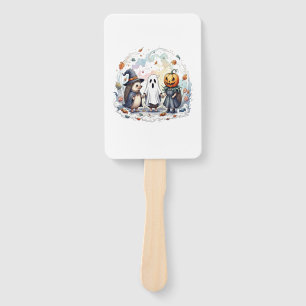Cute Halloween Hedgehogs Costume Hand Fan