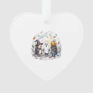 Cute Halloween Hedgehogs Costume Ornament